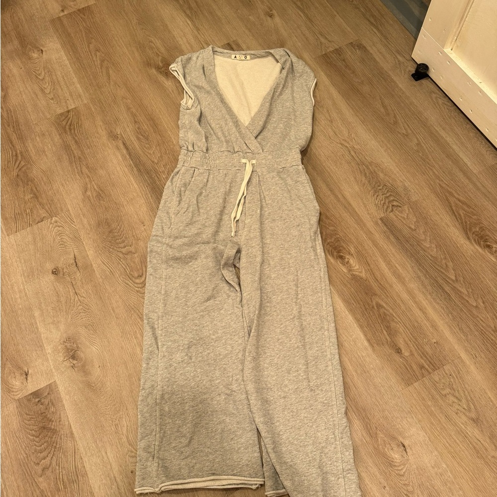 AMO Farrah Heather Gray Jumpsuit - Picture 2 of 6
